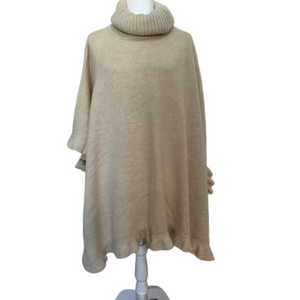 UGG Jacey Ruffled Cowl Neck Wool Blend